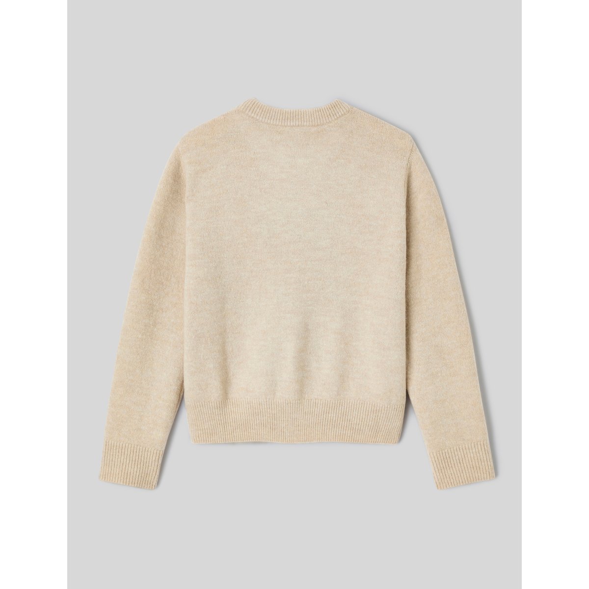 Pull jacquard brown, BZB