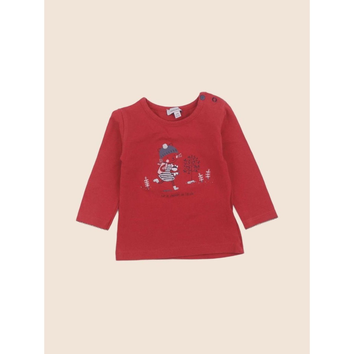 Tee-shirt - Très bon état rouge, ABSORBA