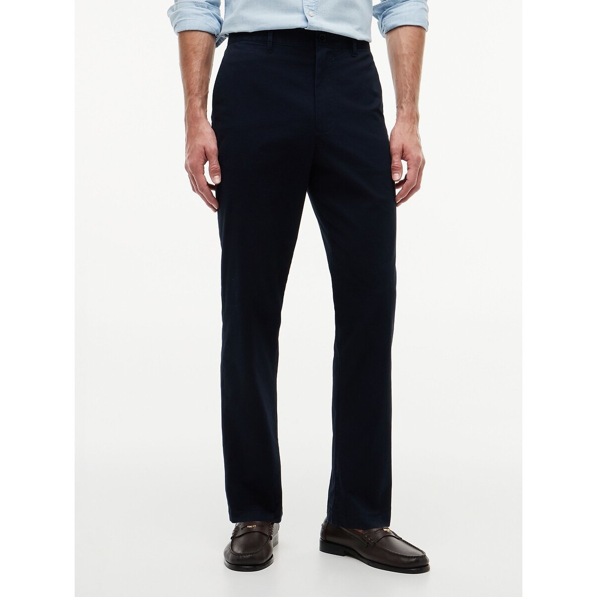 Twill Chinos navy blue, TOMMY HILFIGER