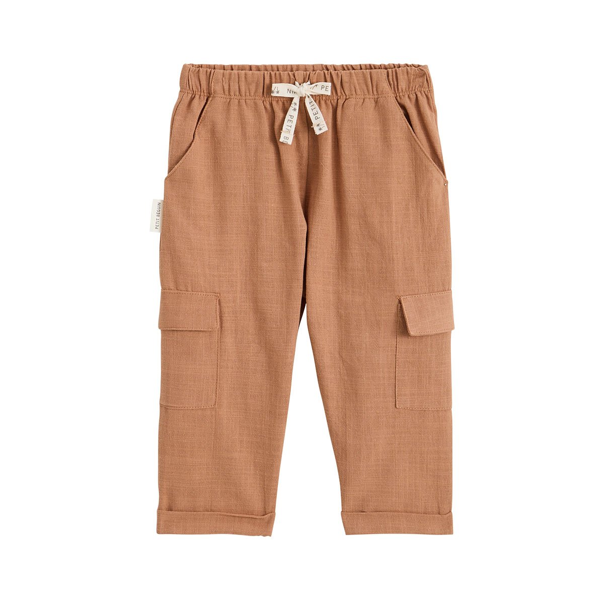 Pantalon enfant Kansas City camel, PETIT BEGUIN