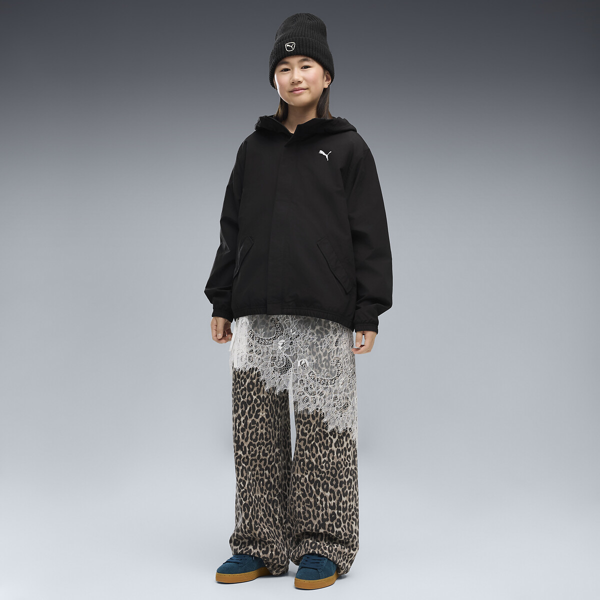 Coupe-vent doublé polaire noir, PUMA