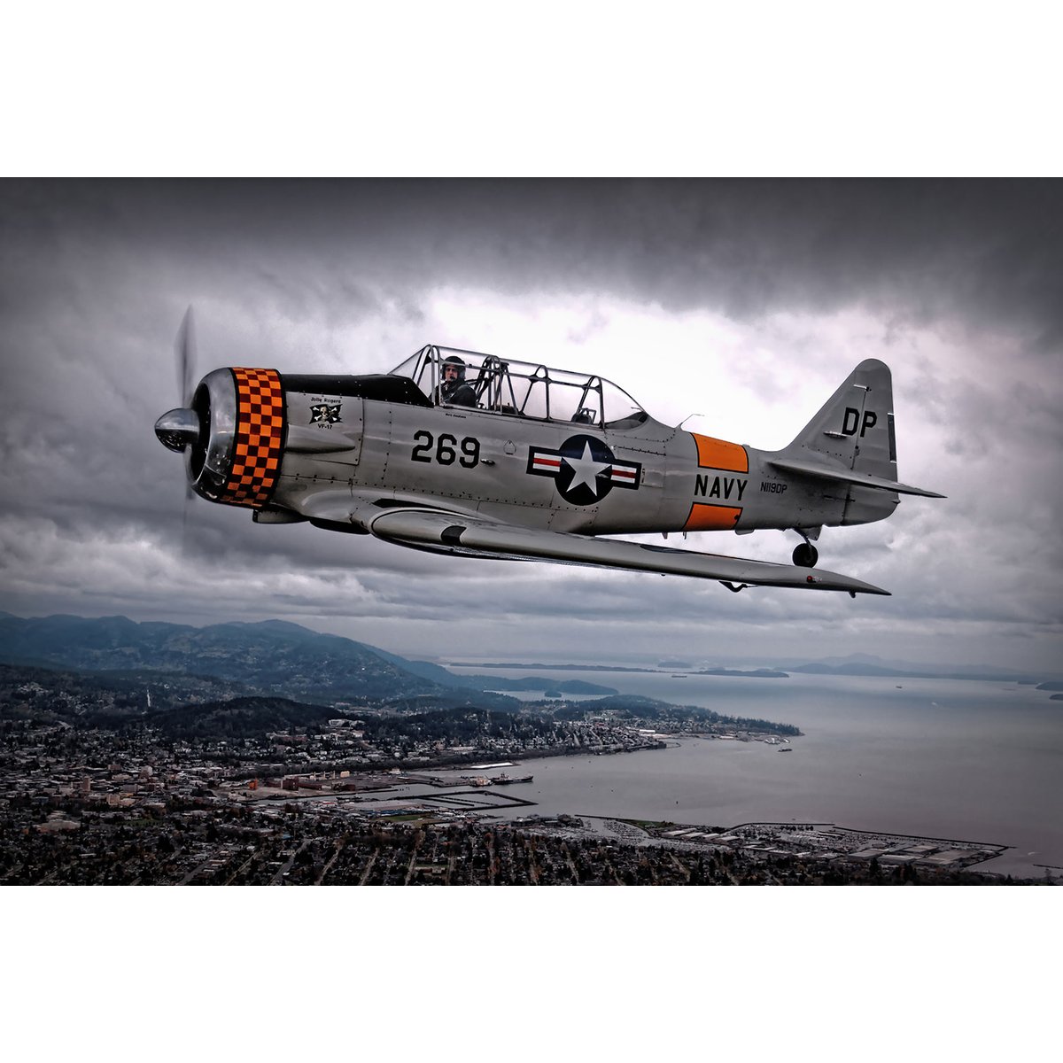 Tableau navy in the sky tableau alu dibond, HEXOA