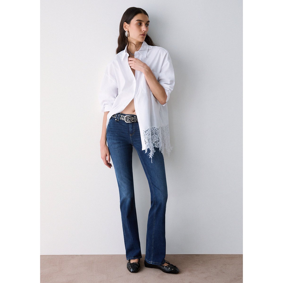 Jean Bootcut Stonewash denim bleu, LIU JO