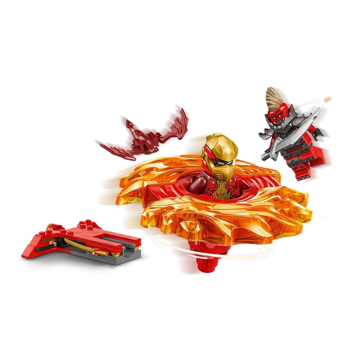 LEGO NINJAGO - La toupie Spinjitzu du dragon de Kai - 71823 multicolore, LEGO