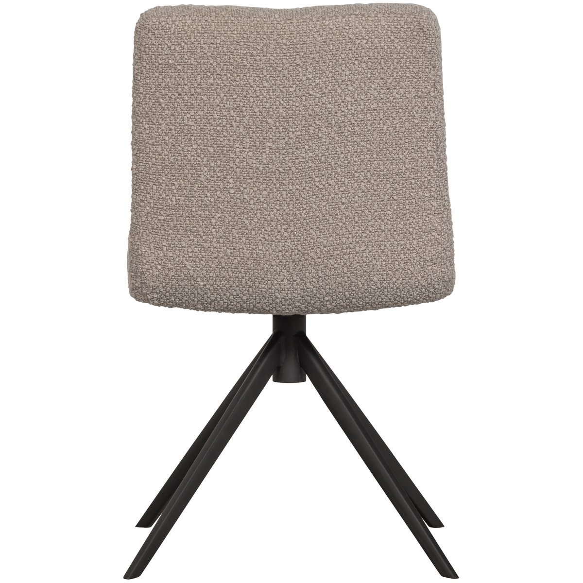 Chaise de table rotatif bouclé VINNY sable, WOOOD