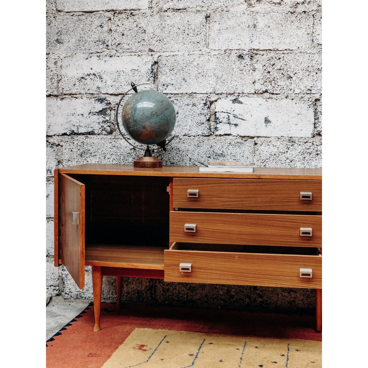 Enfilade en bois Margaret N°62 - Bon état bois, DEBONGOUT