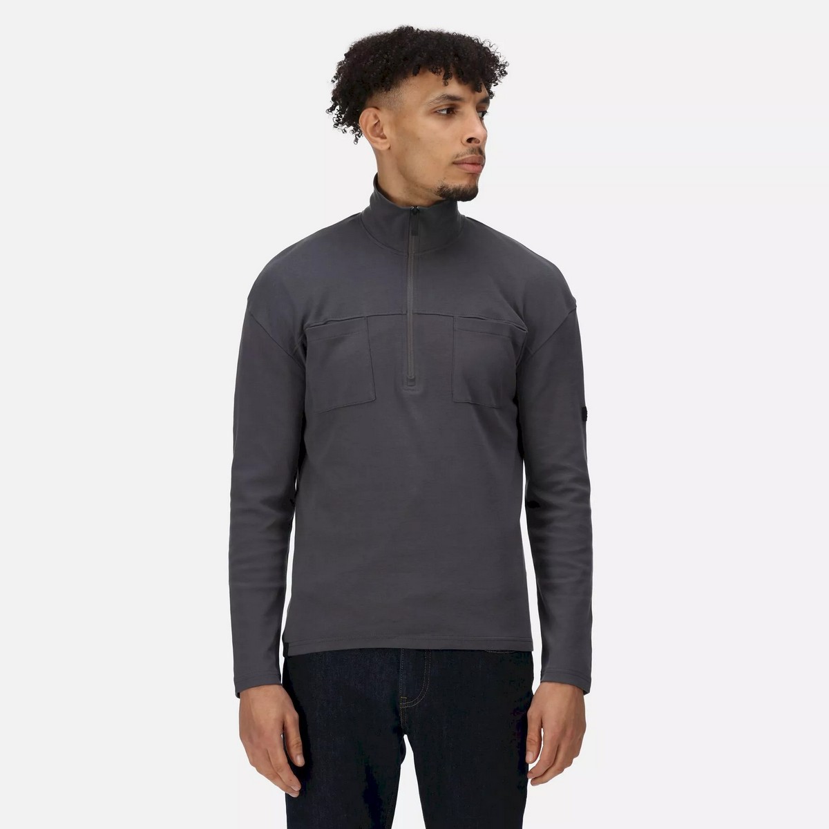 Haut polaire FERDO gris foncé, REGATTA