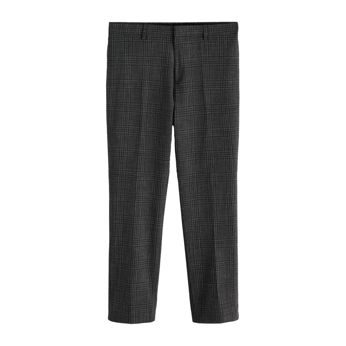 Pantalon de costume slim bouclé à carreaux gris anthracite, NEXT