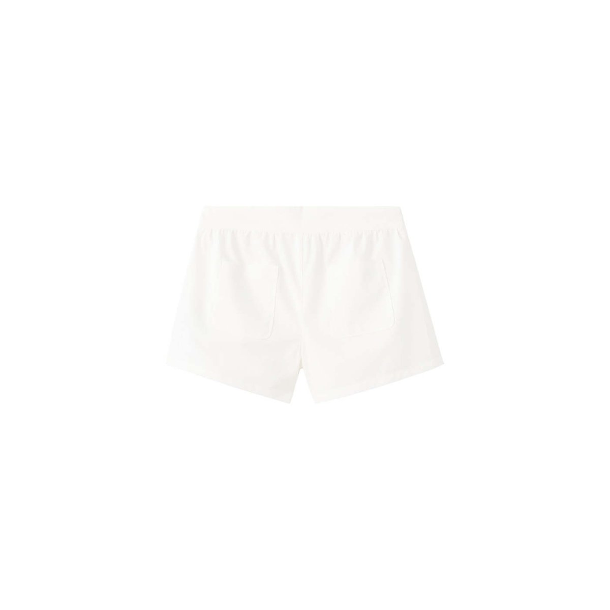 Short coton uni blanc, MANGO KIDS