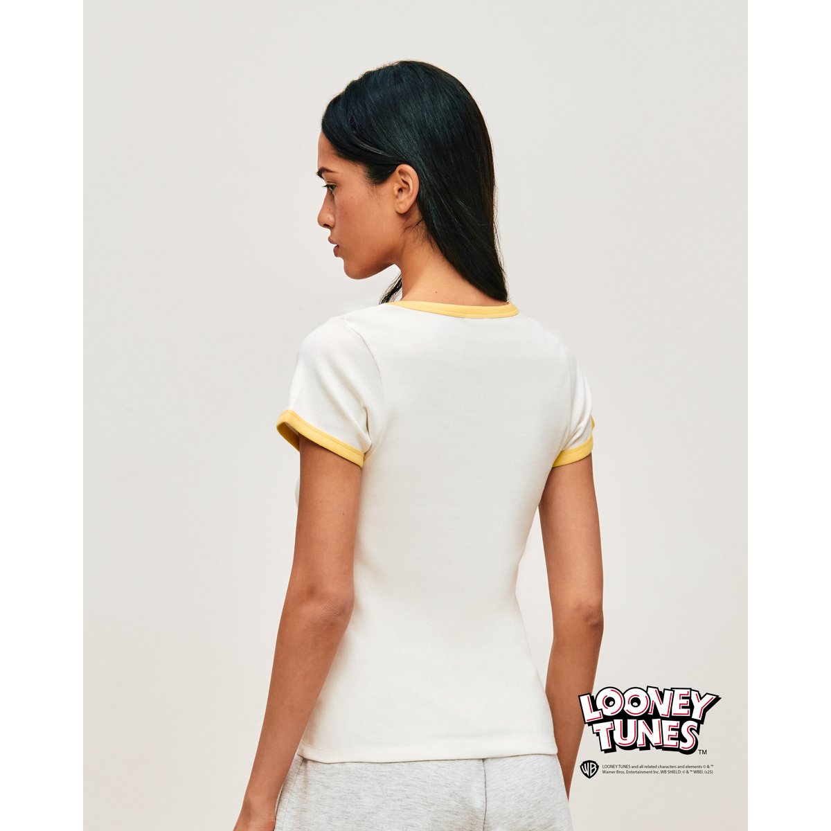T-shirt en jersey Bugs Bunny FRUITBUNNIZ blanc, UNDIZ