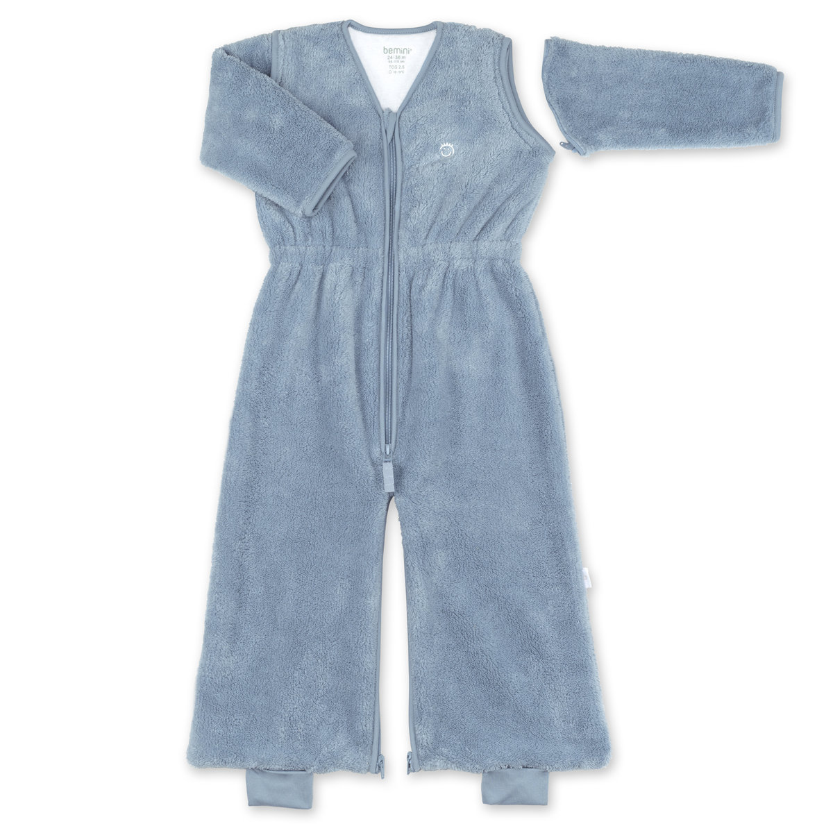 Gigoteuse jambes séparables hiver - TOG 2.5 Chaud tout doux stone, BEMINI