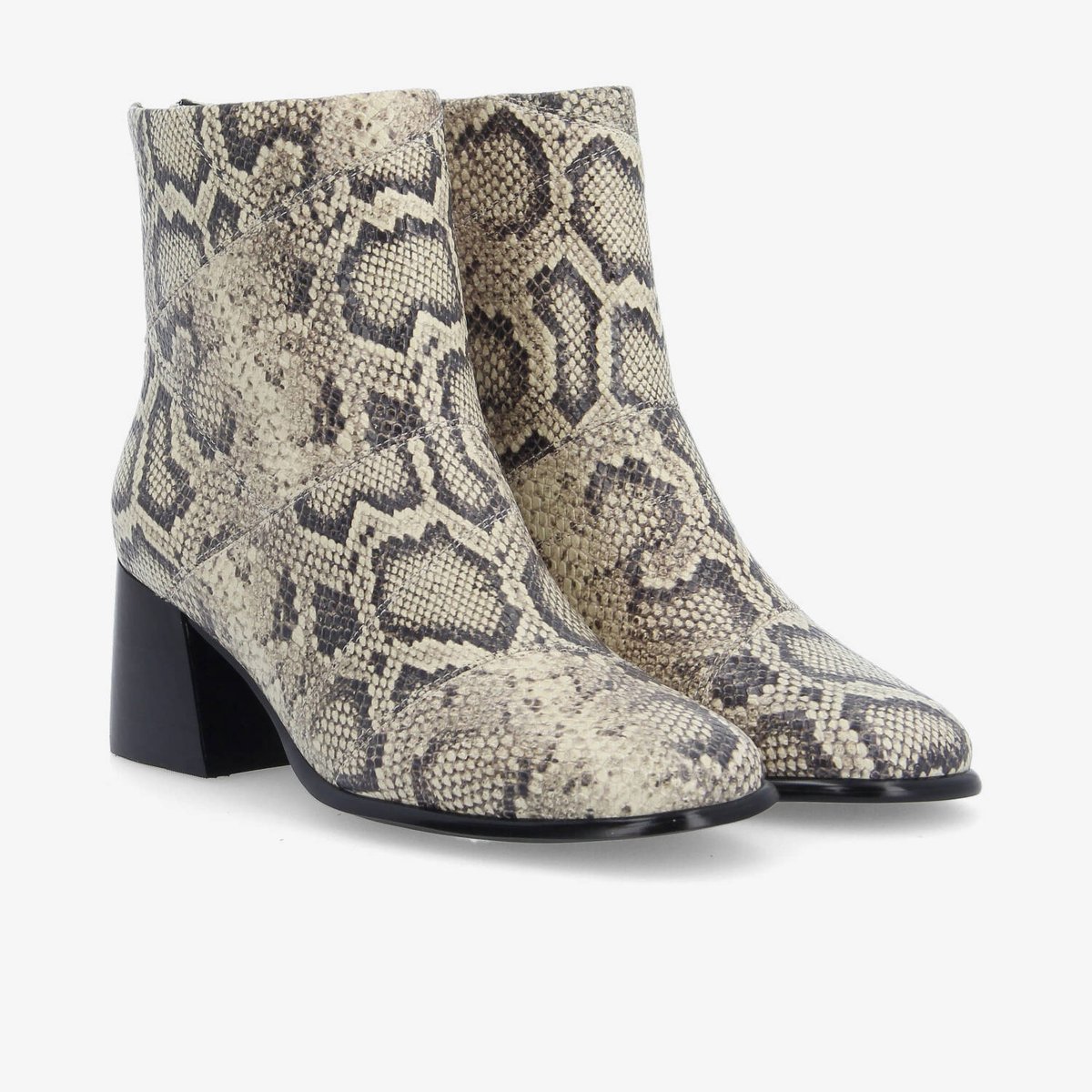Skara Patch Boots - Beige beige, SCHMOOVE