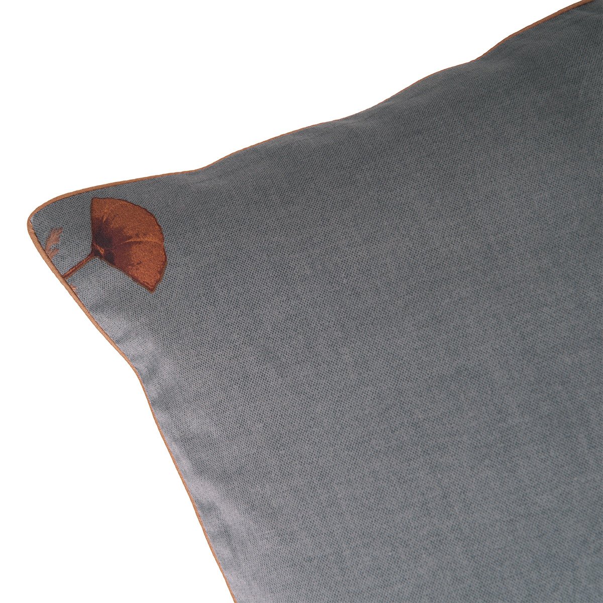 Taie d'oreiller en satin de coton bleu, MIDNIGHT FLOWERS multicolore, BOSS HOME