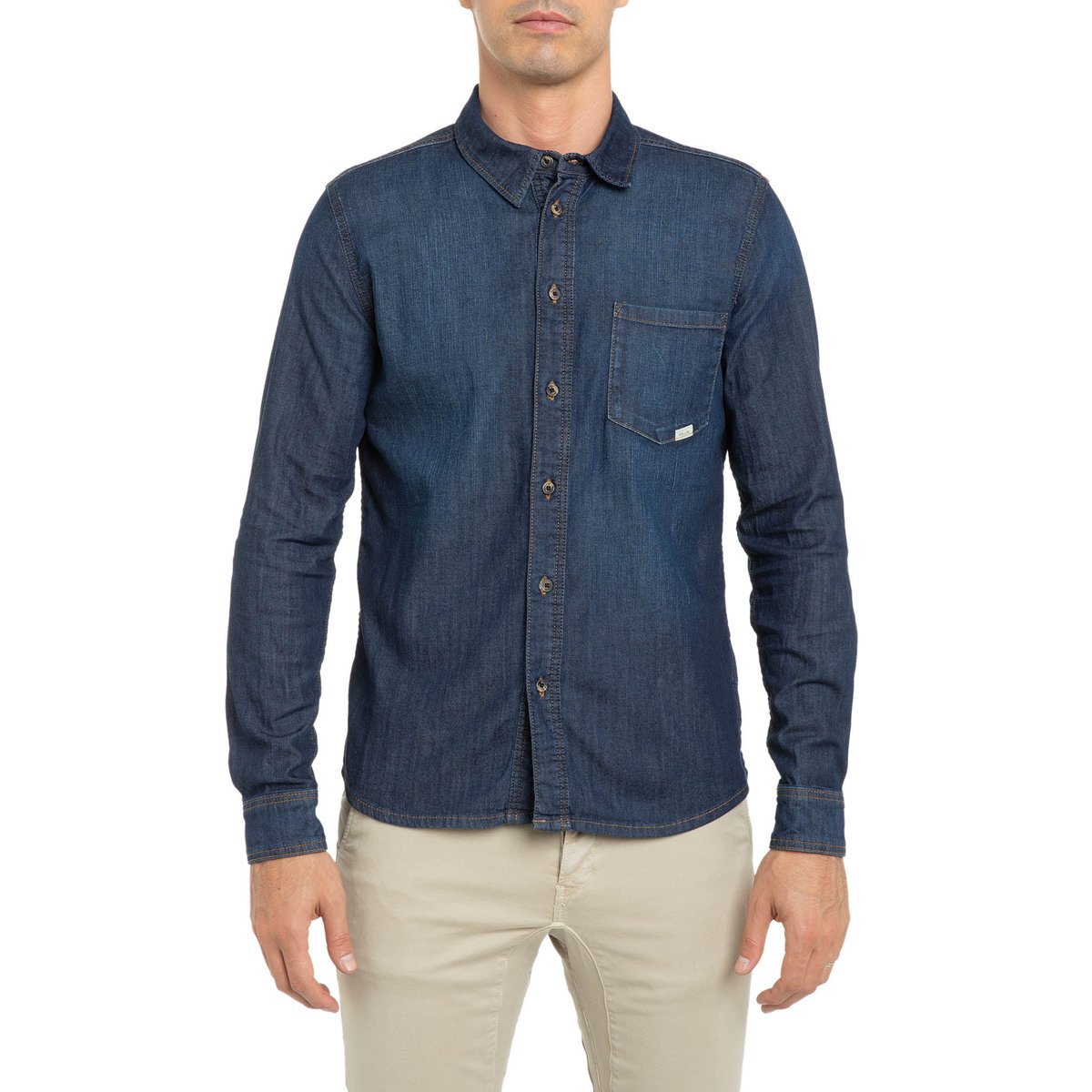 CHEMISE BLUE bleu, PULLIN