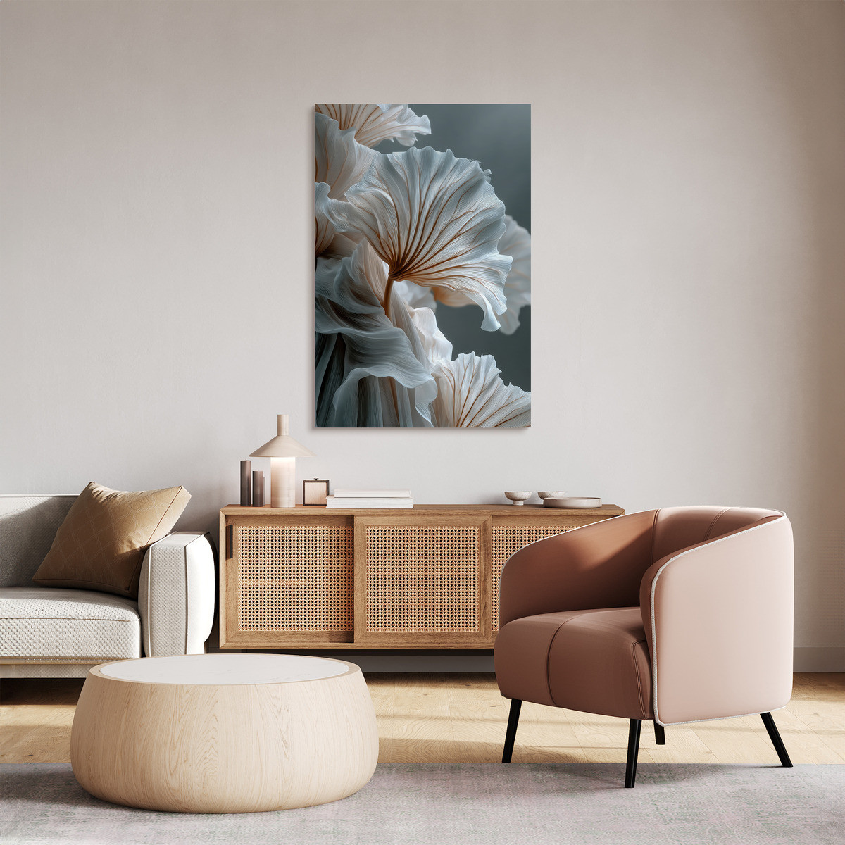 Tableau Sur Toile Légèreté Florale FLEUR tableaux sur toile-gris, CEANOTHE