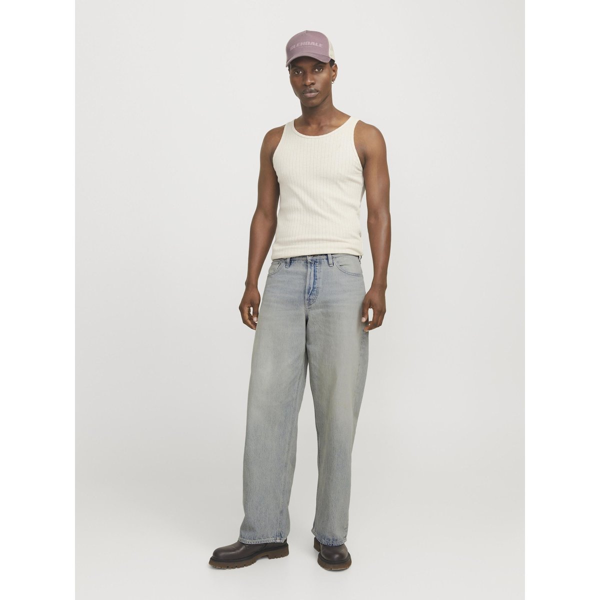 Jean À Coupe Wide blue denim, JACK & JONES