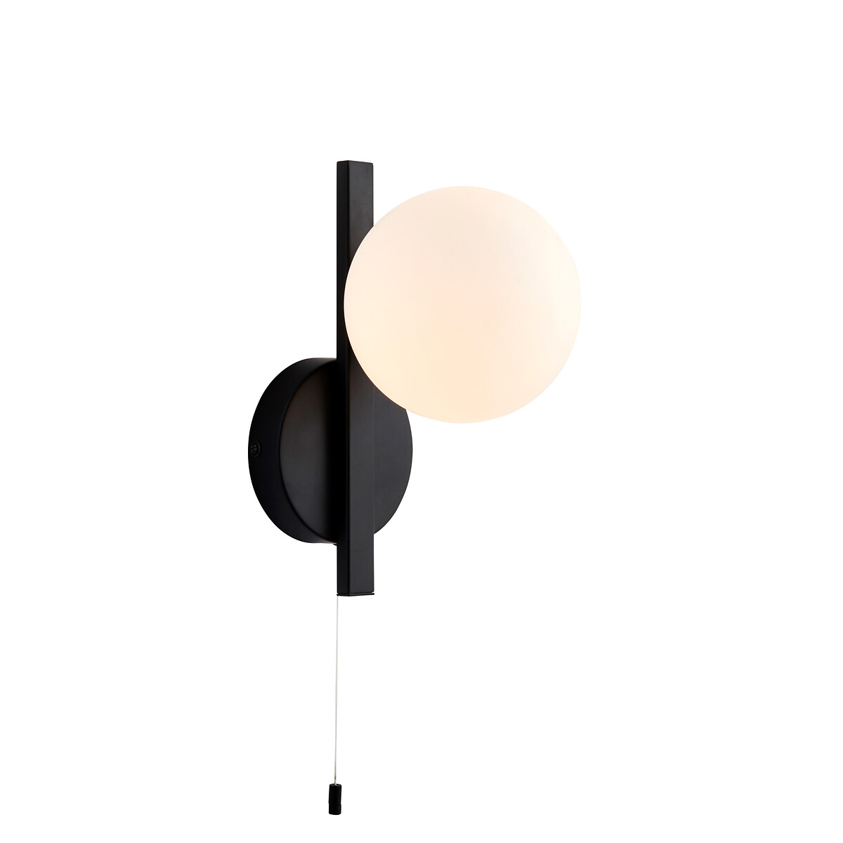 Melba Opal Glass Wall Light black, ÉDITÉ