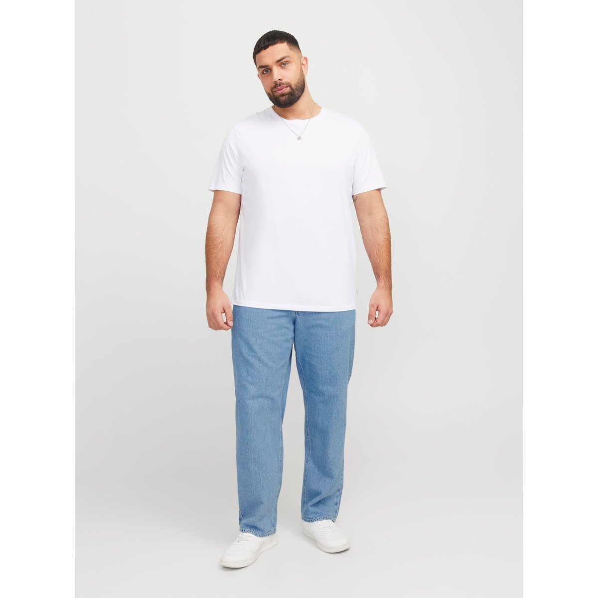 Jean À Coupe Ample Plus Size JJIEDDIE JJORIGINAL SBD 911 NOOS PLS Jean à coupe ample blue denim, JACK & JONES