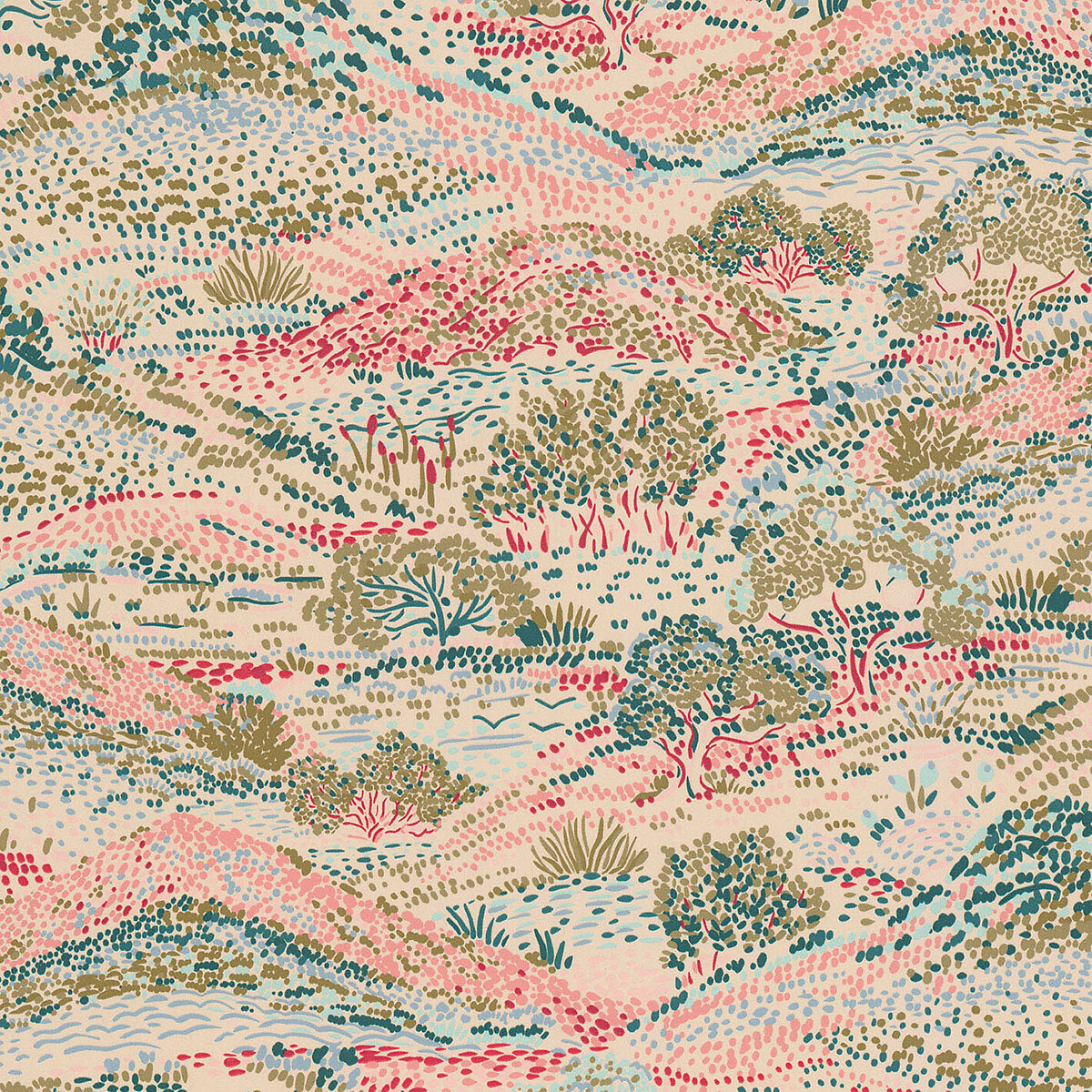 Papel de parede Sejours & Chambre 512244, INTERELIFE multicolor, INTERELIFE