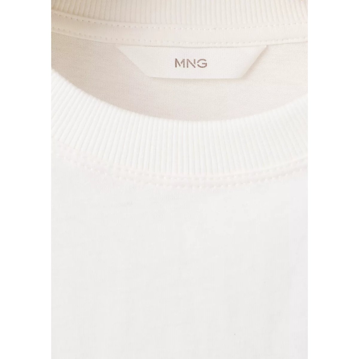 T-shirt oversize imprimé blanc, MANGO KIDS