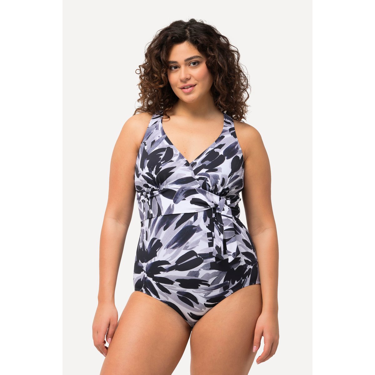 Maillot de bain aspect dos nu noir, ULLA POPKEN