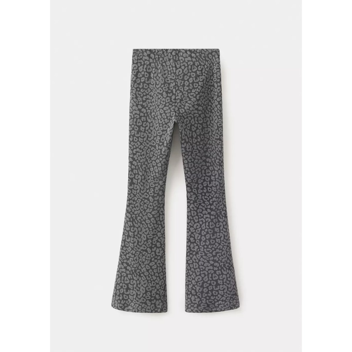 Leggings flare imprimé animal gris anthracite, MANGO KIDS