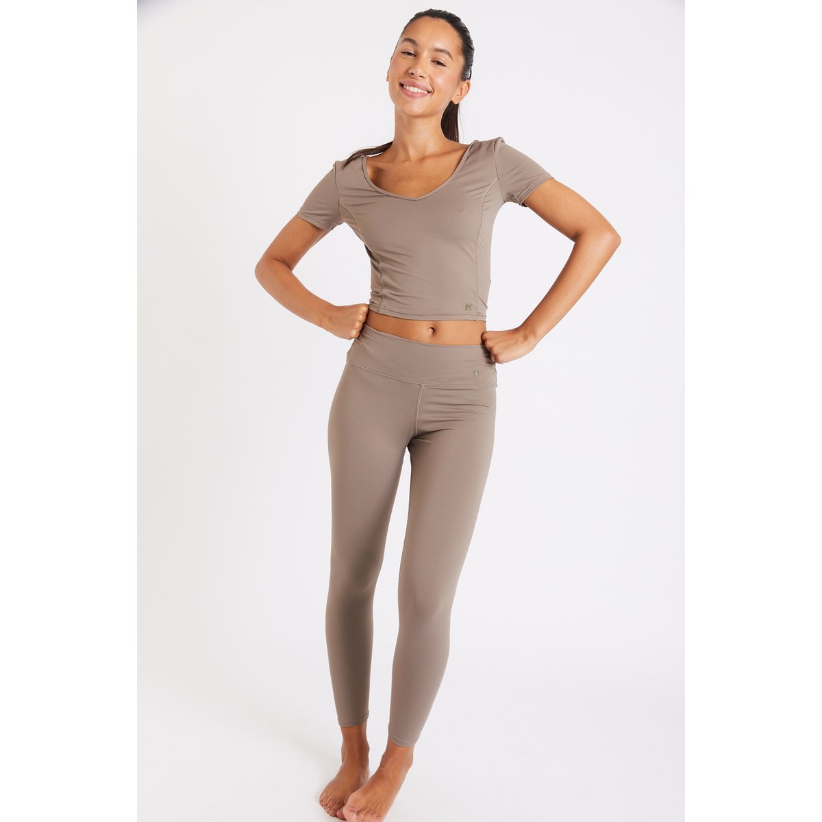 Tshirt Mantra - WELLNESS marron, BANANA MOON