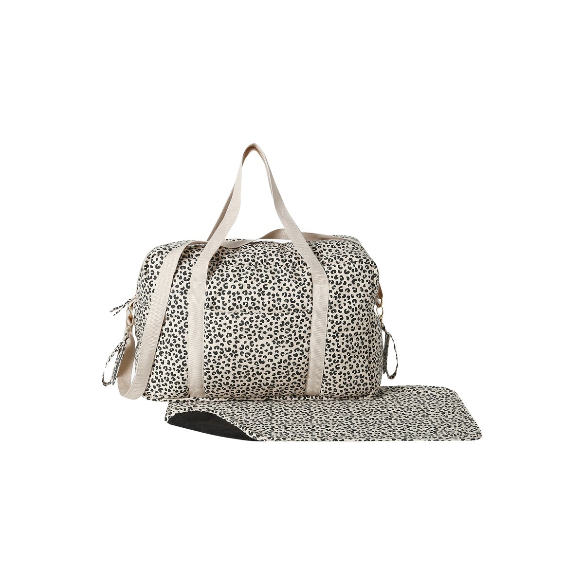 Sac à langer CATALINA 48 h beige imprimé, VERTBAUDET