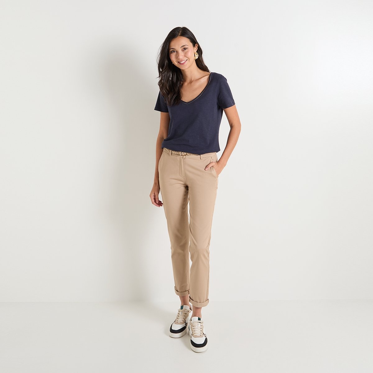 Pantalon chino beige, GRAIN DE MALICE