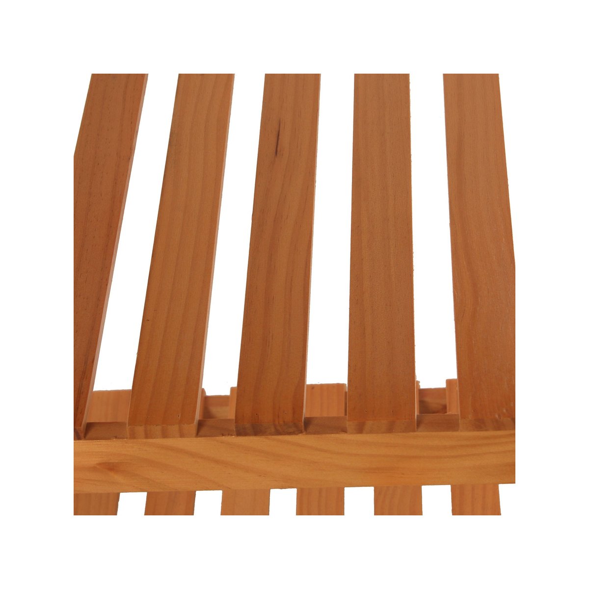 Desserte de Cuisine sur Roulettes en Bois Plateau Inox 1 Tiroir + 2 Étagères bois, WADIGA