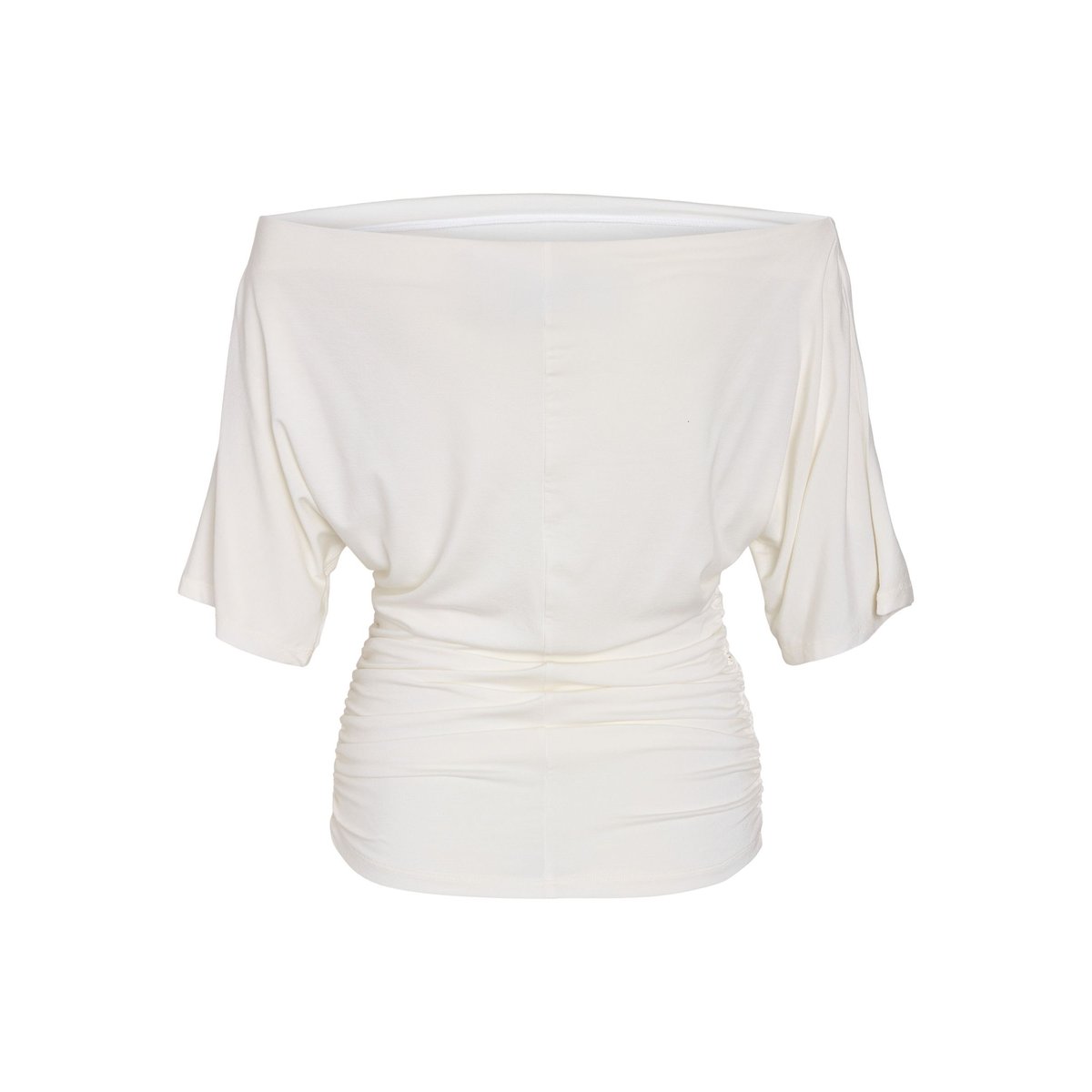 Haut Asymétrique blanc - bright white1, NOISY MAY