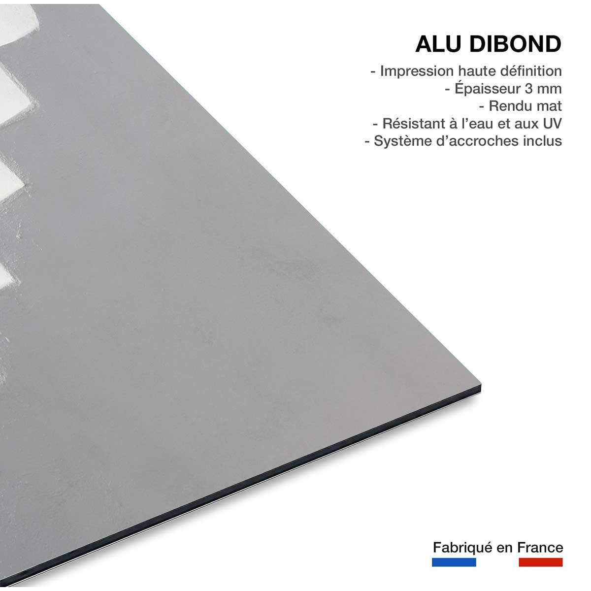 Tableau milos stairs tableau alu dibond, HEXOA