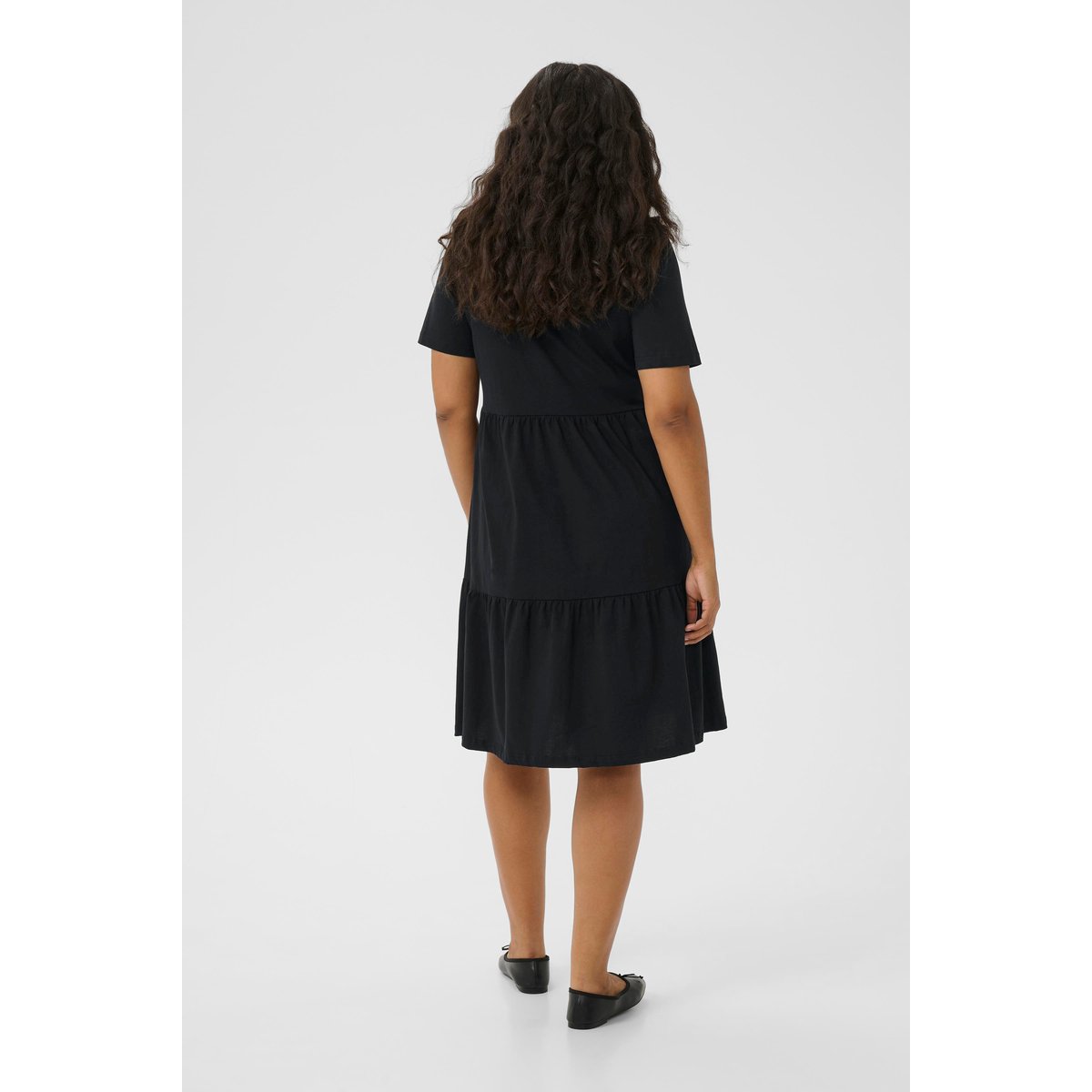 Robe noir black deep, KAFFE CURVE