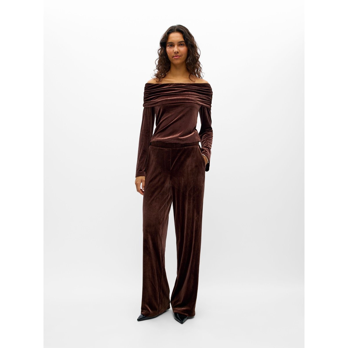 Pantalon À Jambe Ample marron - seal brown1, OBJECT