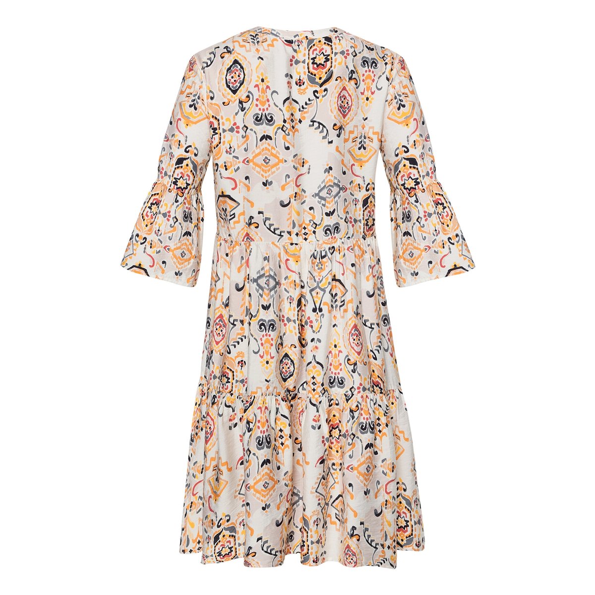 Robe à volants à imprimé cream/red, BETTY & CO