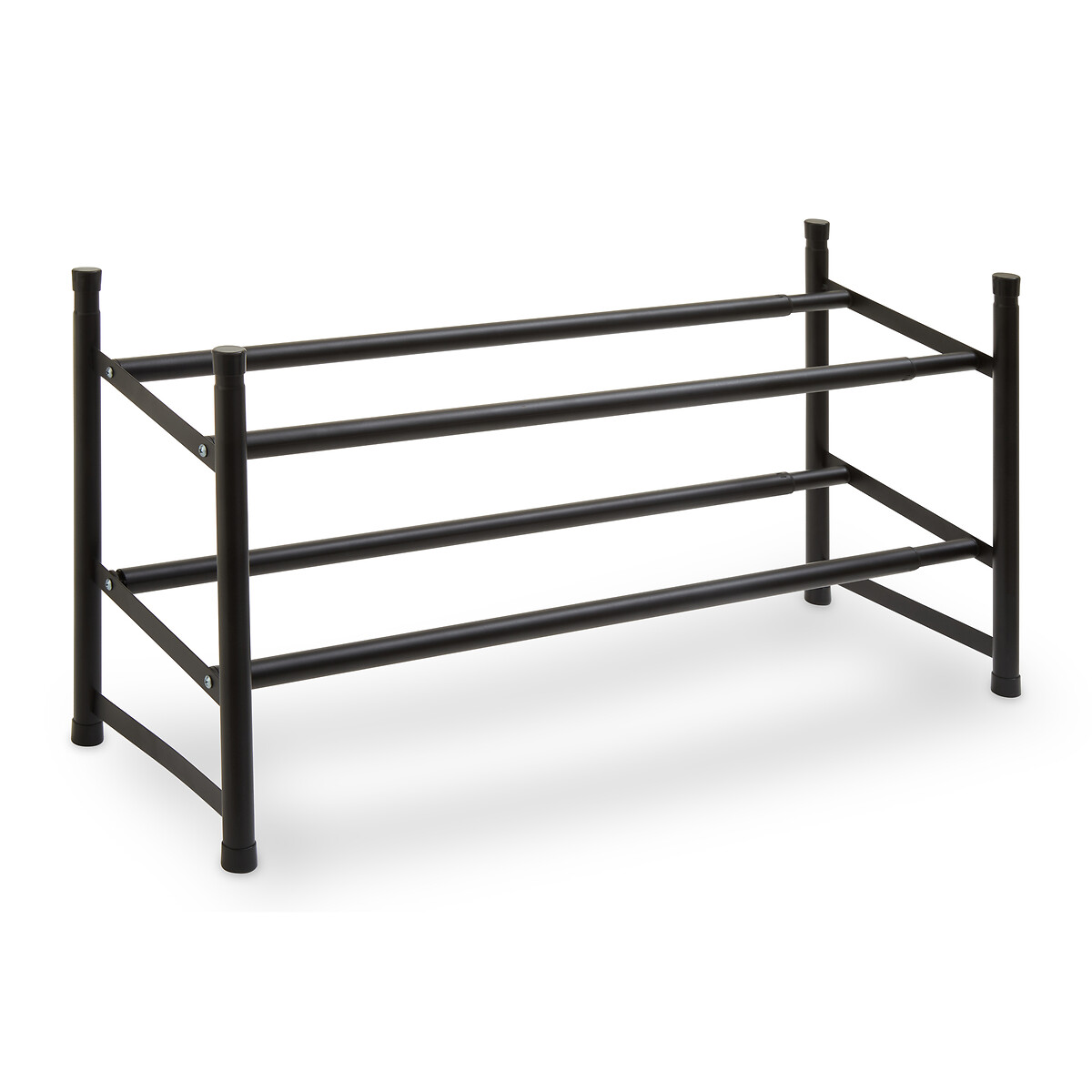 Lysa 2-Tier Shoe Rack black, SO'HOME