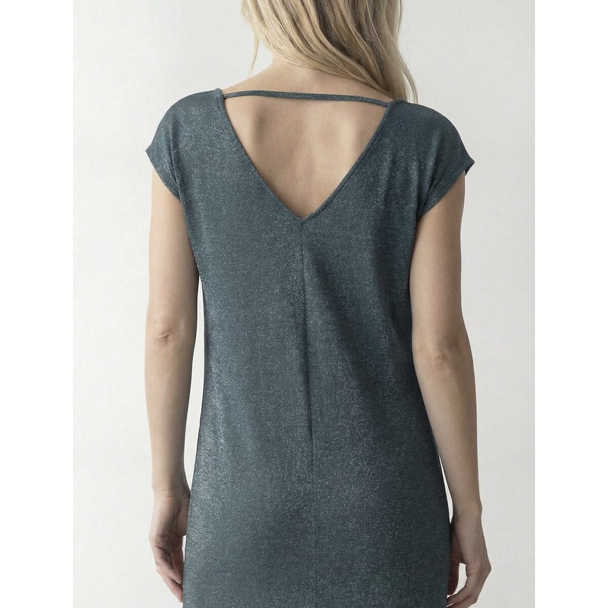 Short Sleeve Maxi Dress teal, VILA