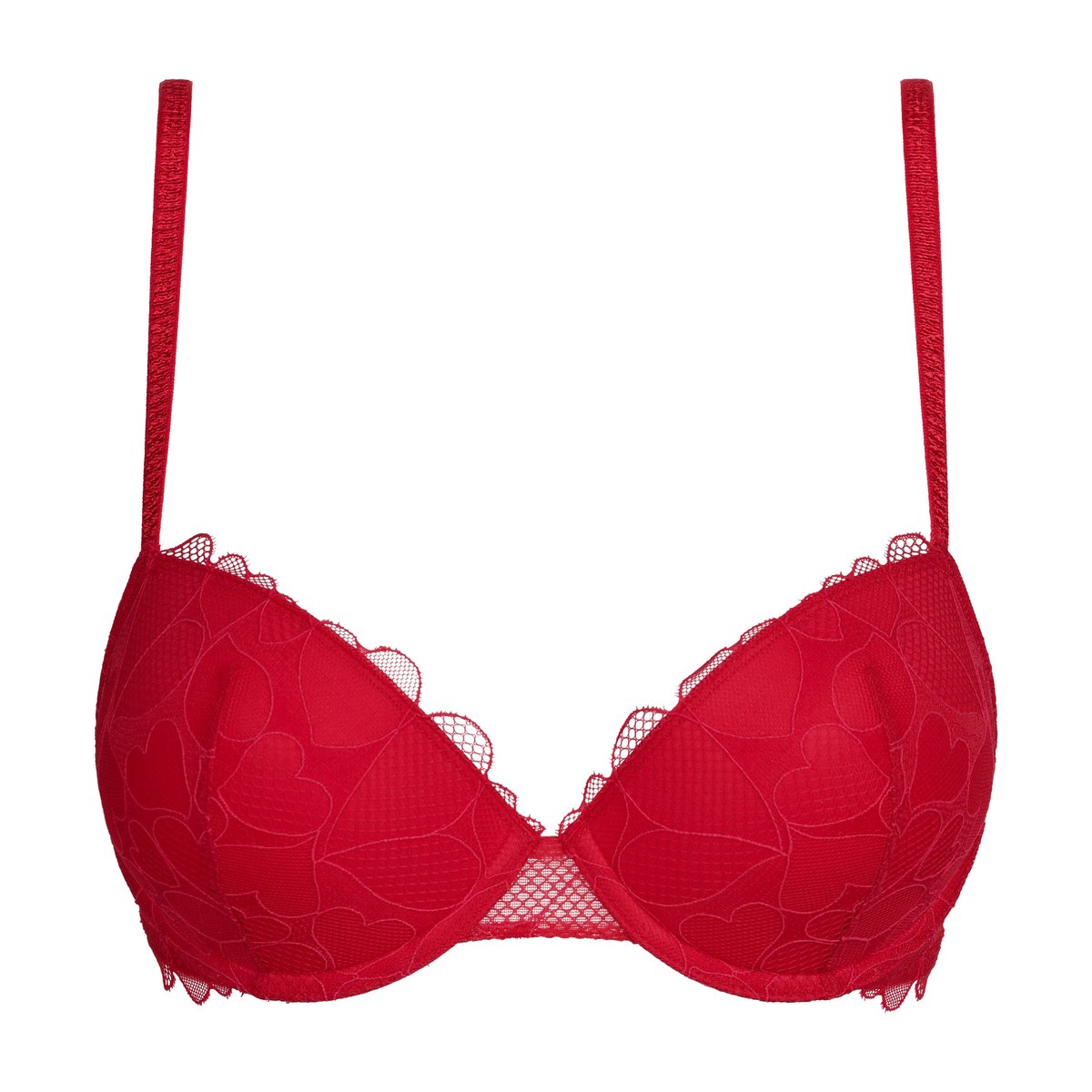 Soutien-gorge paddé avec armatures Red Love rouge, DIM