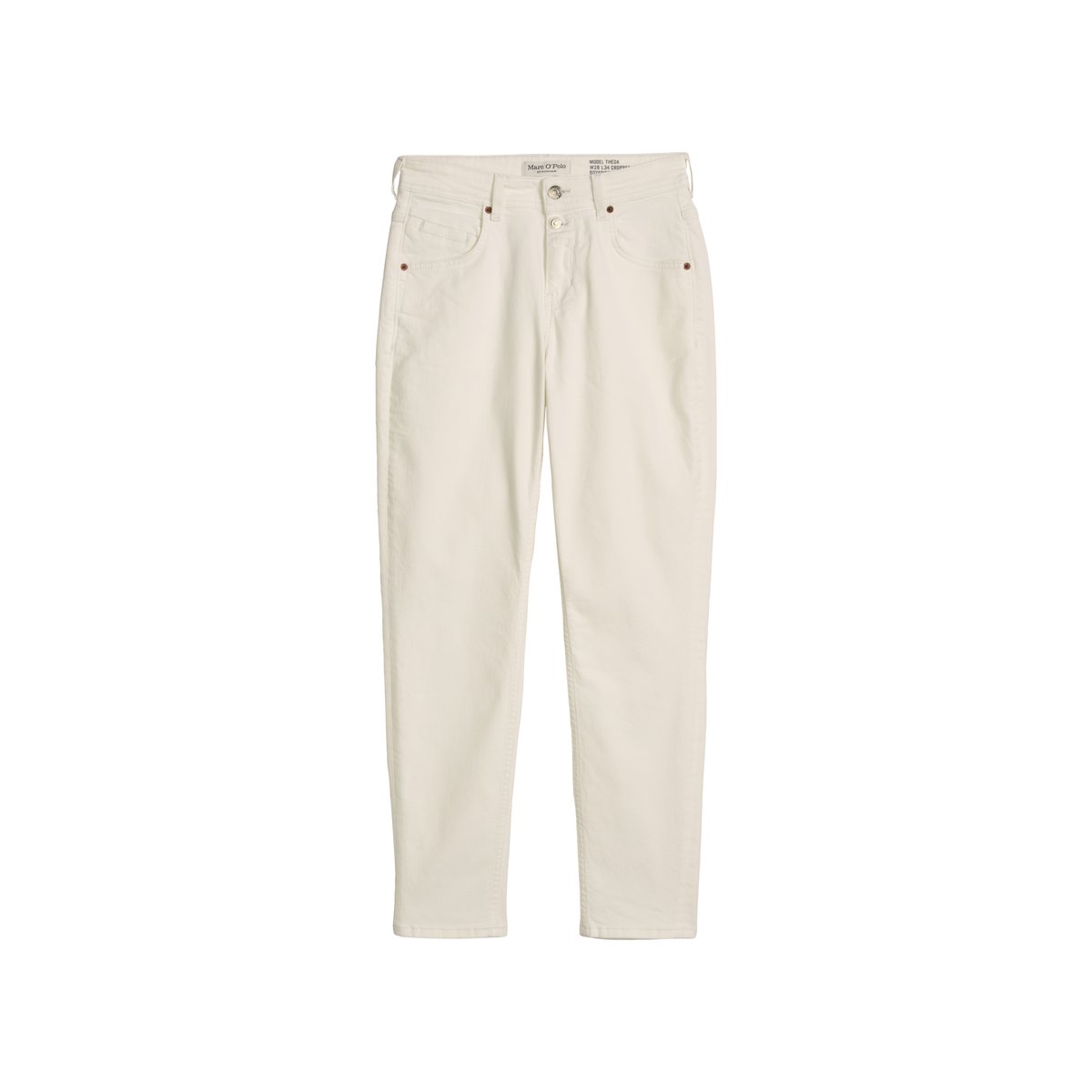 Jeans modèle Theda boyfriend cropped en denim Left Hand nature, MARC O'POLO