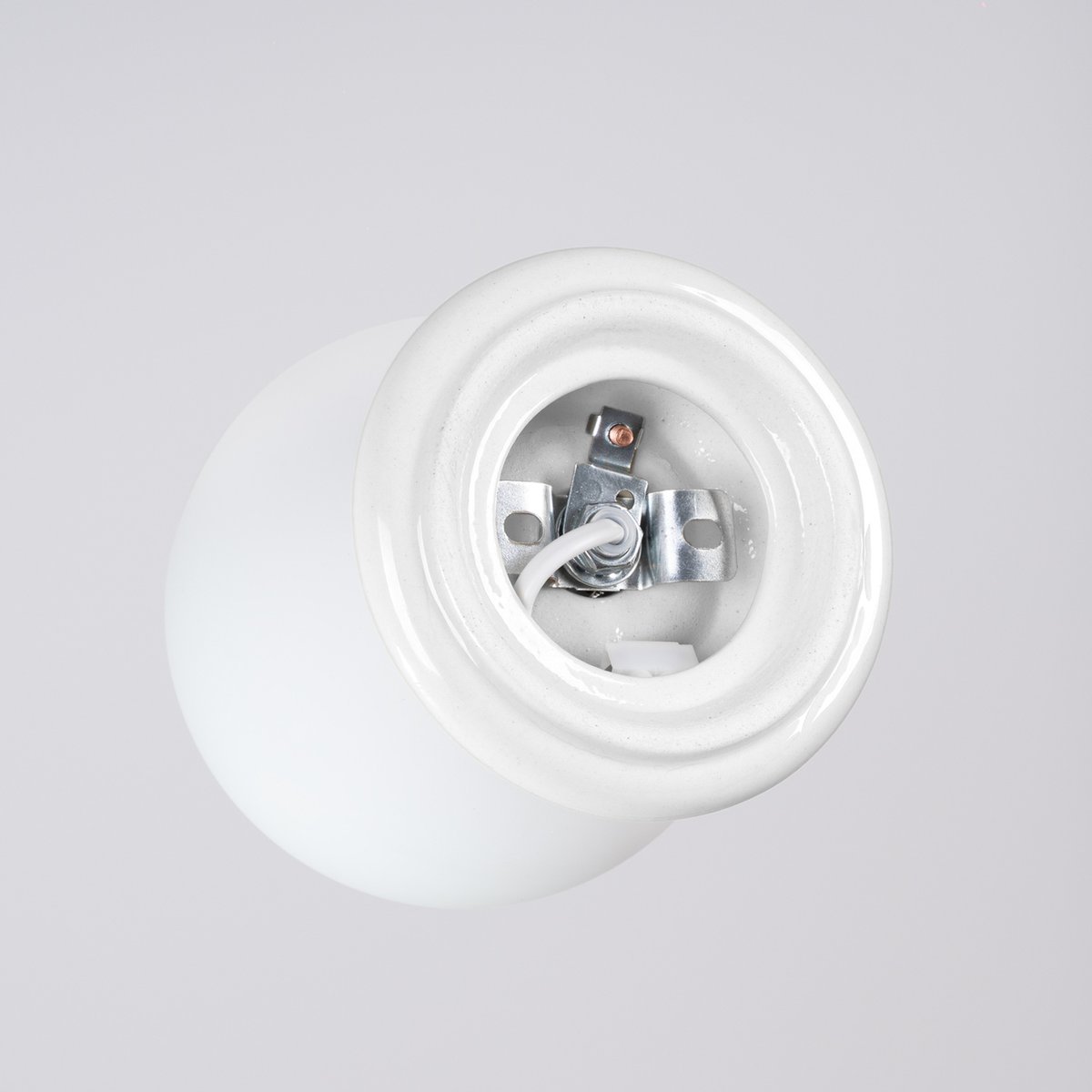 Plafonnier Céramique Blanc G9 1 Zori blanc, EDEN
