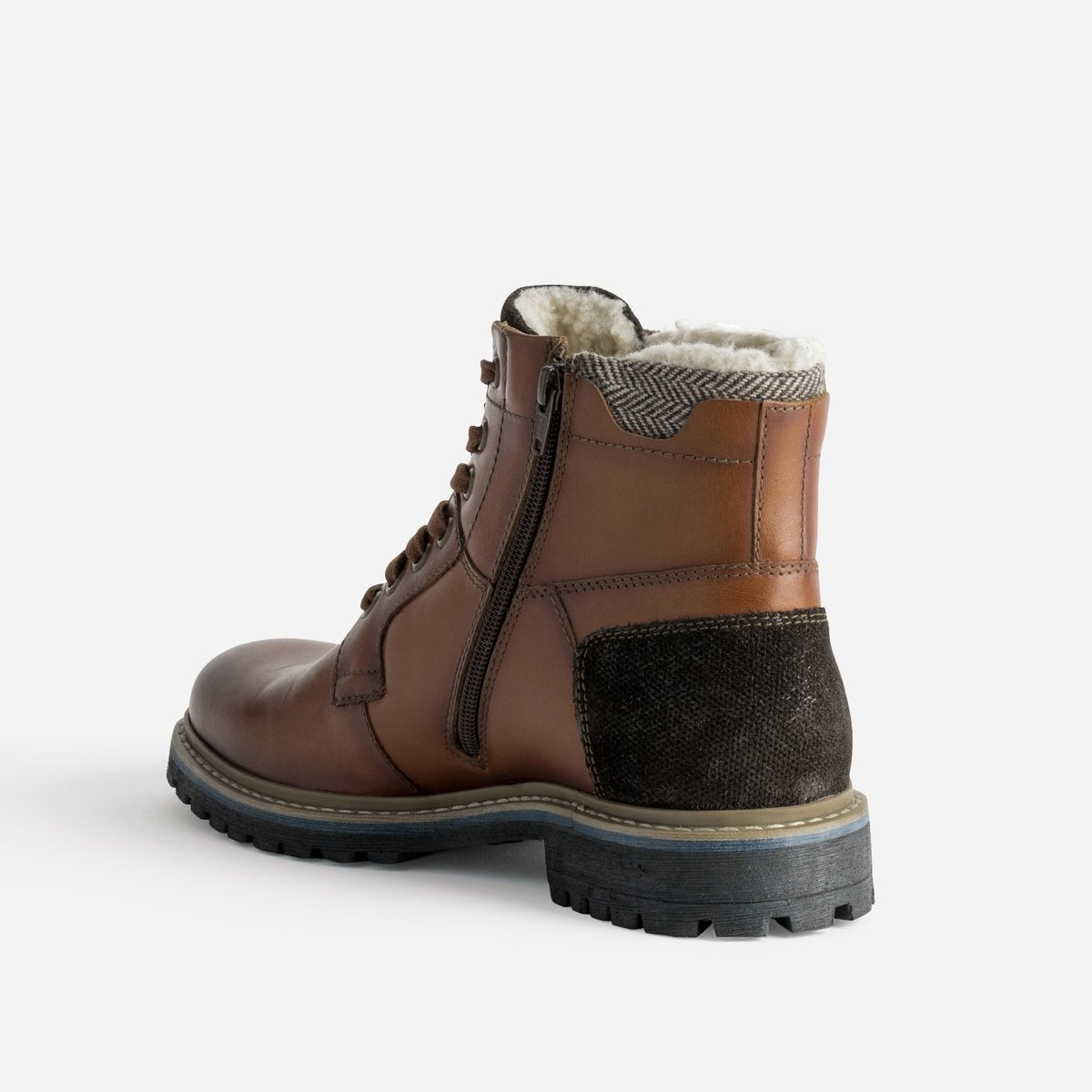 Boots en cuir BRAIM cognac, ERAM