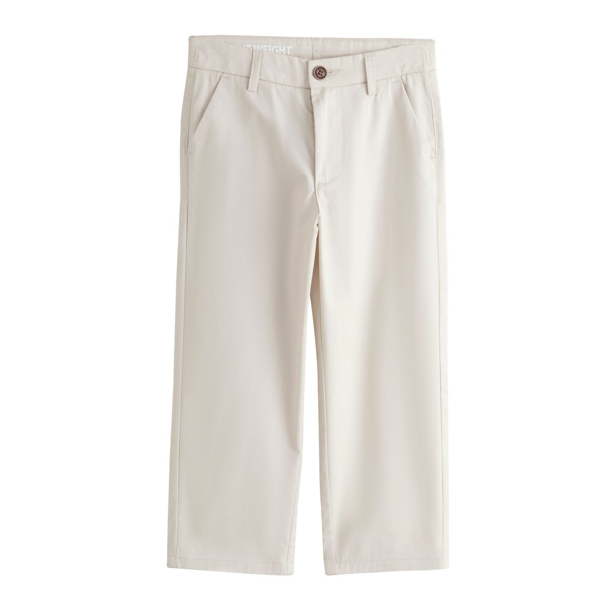 Pantalon chino stretch standard écru, NEXT