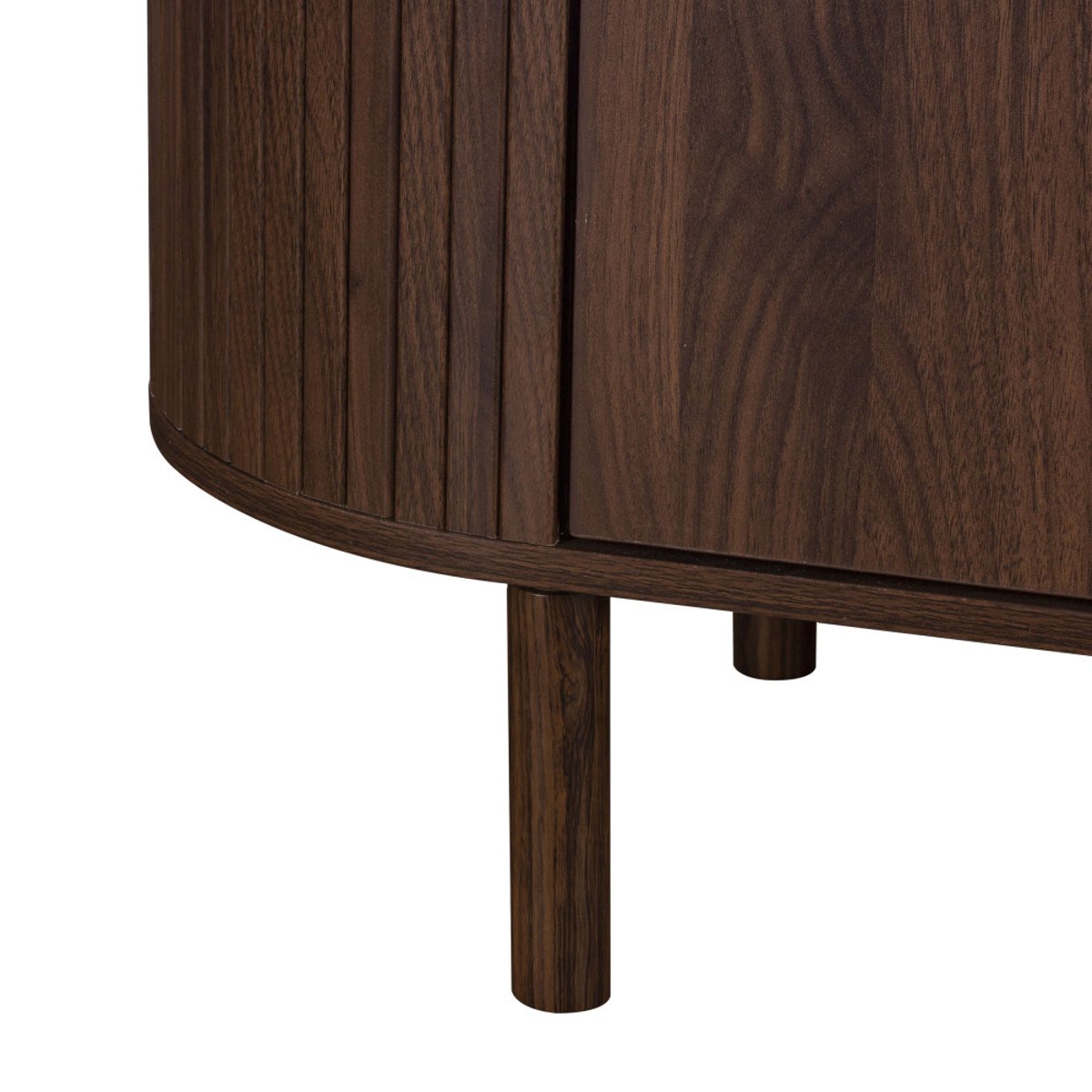 Buffet 3 portes en bois L 160 cm- ALMA bois foncé, DRAWER