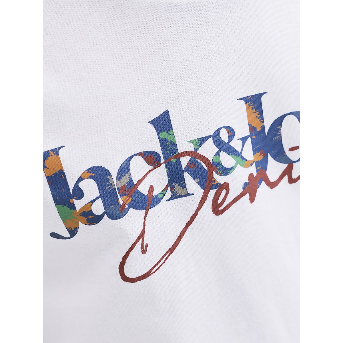 T-shirt a maniche lunghe bianco, JACK & JONES JUNIOR