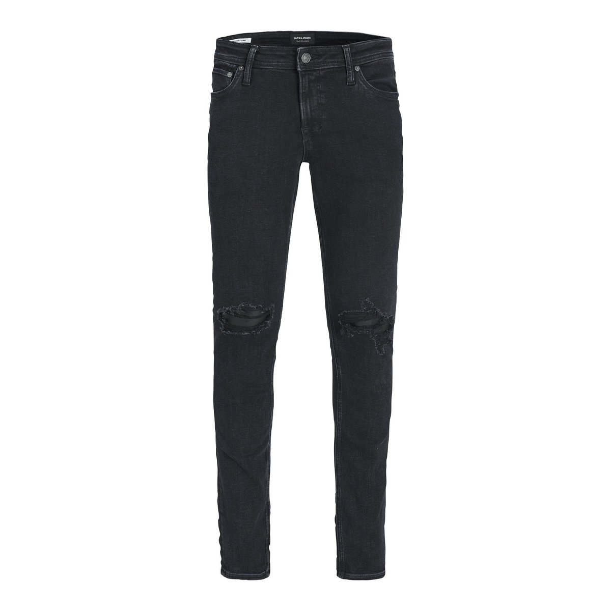 Jean skinny stretch déchiré Liam noir, JACK & JONES