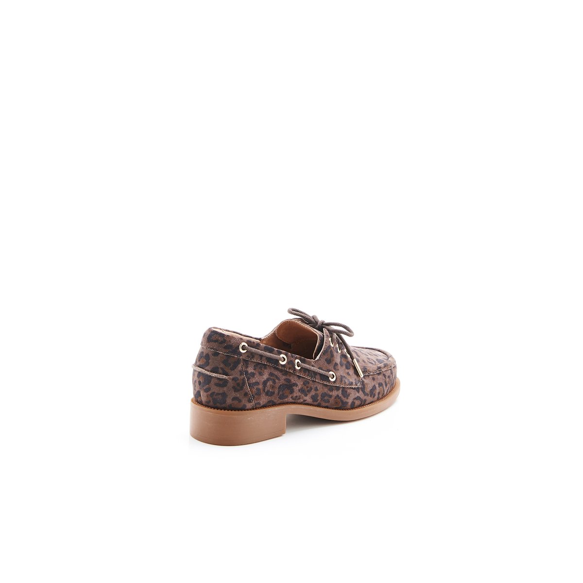 Mocassins bateau Amortyl marron animalier, DAMART