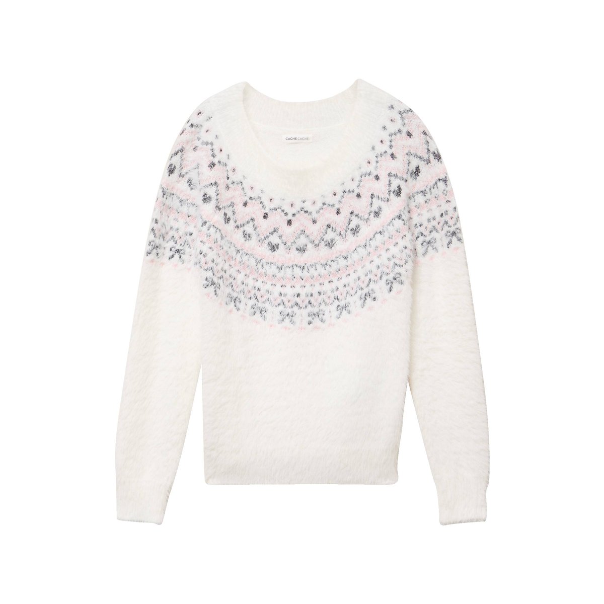 Pull manches longues ecru, CACHE CACHE