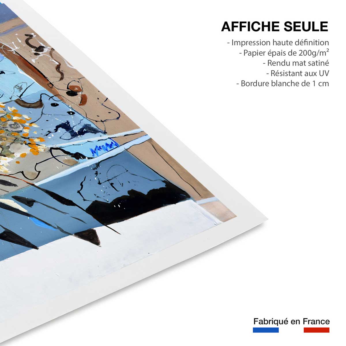Affiche collage arlesienne affiche seule, HEXOA
