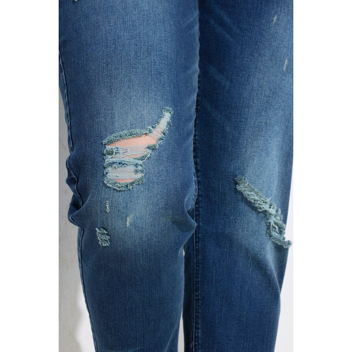 Jean Mom jambe large bleu jean, ULLA POPKEN