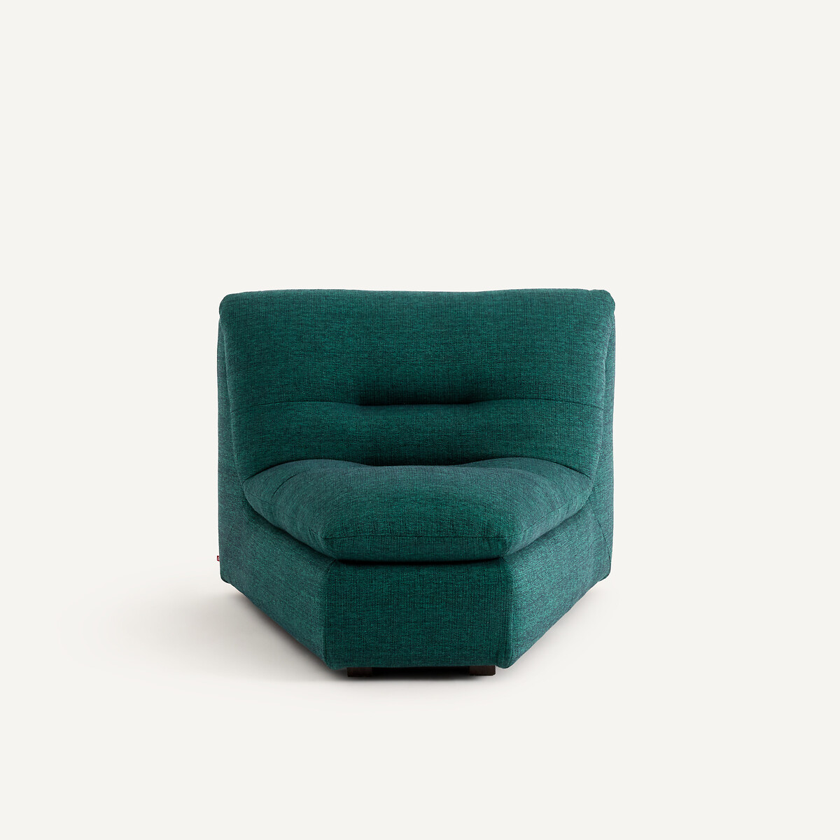 Modulares Ecksofa aus meliertem Stoff, GIULIANO dunkelgrün, AM.PM